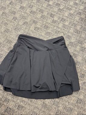 G4Free Black Athletic Tennis Golf Skort Built-In Shorts Medium